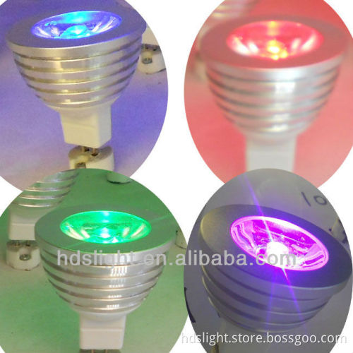3W colorful spotlight rgb led lamp